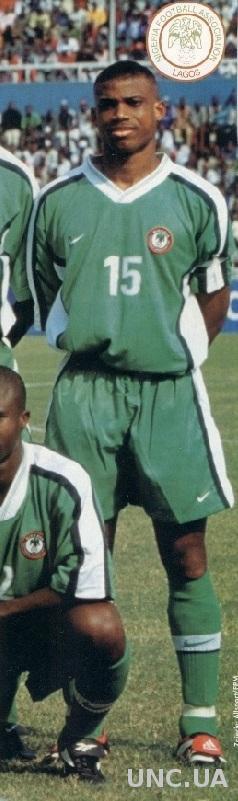 постер футбол сб.Нигерия 2002 /Nigeria national football team 'MegaSport' poster