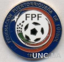 Пуэрто-Рико, федерация футбола, №3, ЭМАЛЬ / Puerto Rico football federation pin
