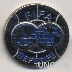 рефери ФИФА(федерация футбола) ЭМАЛЬ /FIFA referee football federation pin badge