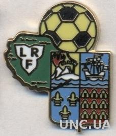 Реюньон,федерация футбола,№3 ЭМАЛЬ /Reunion football federation enamel pin badge