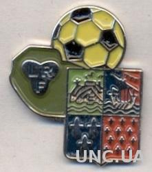 Реюньон, федерация футбола, тяжмет / Reunion football federation pin badge