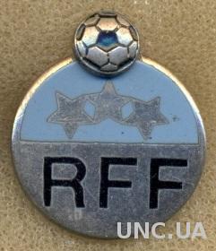 Рига (Латвия), федерация футбола, ЭМАЛЬ / Riga, Latvia football federation badge