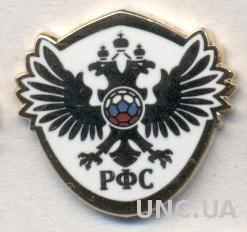 Россия, федерация футбола (=РФС)8, ЭМАЛЬ / Russia football federation pin badge