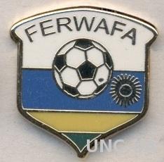 Руанда, федерация футбола,№3 ЭМАЛЬ / Rwanda football federation enamel pin badge