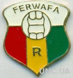 Руанда, федерация футбола, тяжмет / Rwanda football federation pin badge