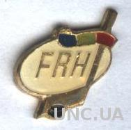 Румыния, федерация хоккея, тяжмет / Romania ice hockey federation pin badge