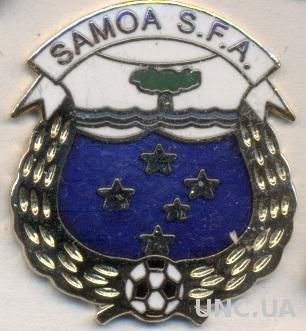 Самоа, федерация футбола, ЭМАЛЬ, редкий / Samoa football federation pin badge
