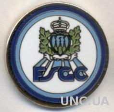 Сан-Марино, федерация футбола,№2 ЭМАЛЬ /San Marino football federation pin badge