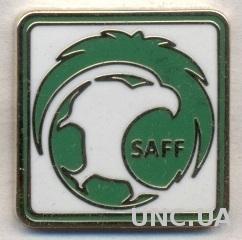 Саудов.Аравия, федерация футбола,№4, ЭМАЛЬ /Saudi Arabia football federation pin