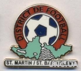 Сен-Мартен, федерация футбола,№3 ЭМАЛЬ / St.Martin football federation pin badge