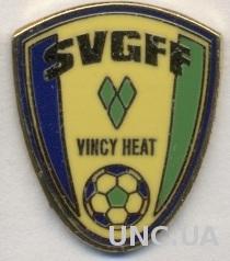 Сент-Винсент, федерация футбола ЭМАЛЬ / St.Vincent football federation pin badge