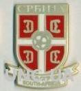 Сербия, федерация футбола,№2,ЭМАЛЬ / Serbia football federation enamel pin badge