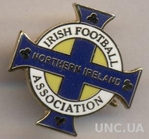Сев.Ирландия, федер.футбола,№1 ЭМАЛЬ /Northern Ireland football federation badge