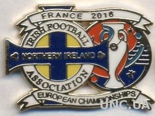 Сев.Ирландия, федер.футбола,№2 ЭМАЛЬ /Northern Ireland football federation badge