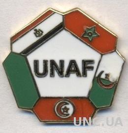 Север.Африка, конфед.футбола,ЭМАЛЬ /UNAF North Africa football confederation pin
