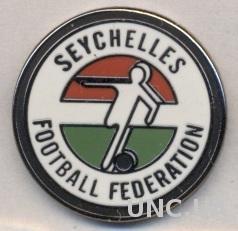 Сейшелы, федерация футбола,№1, ЭМАЛЬ / Seychelles football federation pin badge