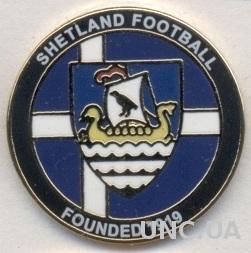 Шетлендские О-ва, федер.футбола(не-ФИФА) ЭМАЛЬ /Shetland football federation pin