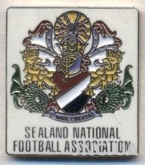 Силенд, федерация футбола (не-ФИФА) ЭМАЛЬ /Sealand football federation pin badge