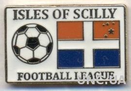 Силли, федерация футбола (не-ФИФА), ЭМАЛЬ / Scilly football federation pin badge