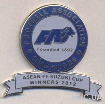 Сингапур, федерация футбола, №1, ЭМАЛЬ / Singapore football federation pin badge