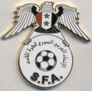 Сирия, федерация футбола, ЭМАЛЬ, большой / Syria football federation pin badge