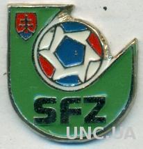 Словакия, федерация футбола, №2, тяжмет / Slovakia football federation pin badge