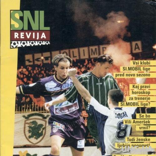 Словения, чемпионат 2000-01,спецвыпуск SNL Revija Slovenia football season guide