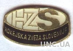 Словения, федерация хоккея,№1, тяжмет / Slovenia ice hockey federation pin badge