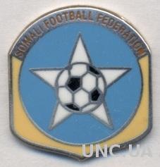 Сомали, федерация футбола,№1,ЭМАЛЬ /Somalia football federation enamel pin badge