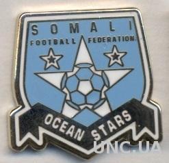 Сомали, федерация футбола,№2,ЭМАЛЬ /Somalia football federation enamel pin badge