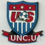 США, федерация футбола,№2 ЭМАЛЬ /USA football soccer federation enamel pin badge
