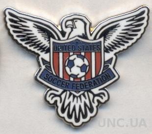 США, федерация футбола,№6 ЭМАЛЬ /USA football soccer federation enamel pin badge