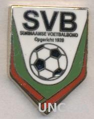 Суринам, федерация футбола, №1, ЭМАЛЬ / Suriname football federation enamel pin