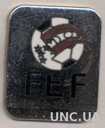 Таити, федерация футбола,№1, ЭМАЛЬ / Tahiti football federation enamel pin badge