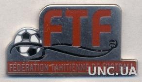 Таити, федерация футбола,№3, ЭМАЛЬ / Tahiti football federation enamel pin badge