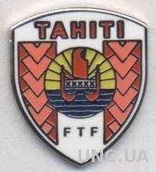 Таити, федерация футбола,№4, ЭМАЛЬ / Tahiti football federation enamel pin badge