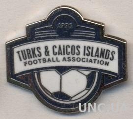 Теркс и Кайкос,федерация футбола,№2 ЭМАЛЬ/Turks &amp; Caicos football federation pin