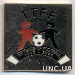Тринидад, федерация футбола,юбилей100, ЭМАЛЬ /Trinidad&amp;T football federation pin