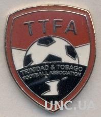Тринидад и Тобаго,федерация футбола,№1 ЭМАЛЬ /Trinidad&amp;T football federation pin