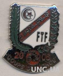 Тунис, федерация футбола,№2 ЭМАЛЬ / Tunisia football federation enamel pin badge