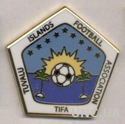 Тувалу, федерация футбола,№2, ЭМАЛЬ /Tuvalu football federation enamel pin badge