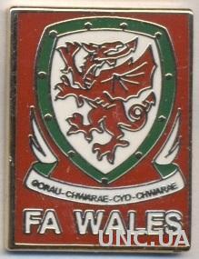 Уэльс, федерация футбола, №2, ЭМАЛЬ / Wales football federation enamel pin badge