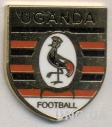 Уганда, федерация футбола,№2,ЭМАЛЬ / Uganda football federation enamel pin badge