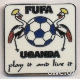 Уганда, федерация футбола,№3,ЭМАЛЬ / Uganda football federation enamel pin badge