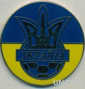 Украина, федерация футбола,№1 ЭМАЛЬ/Ukraine football federation enamel pin badge