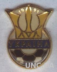 Украина, федерация футбола, №1, тяжмет / Ukraine football federation pin badge