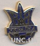 Украина, федерация футбола,№3 ЭМАЛЬ/Ukraine football federation enamel pin badge