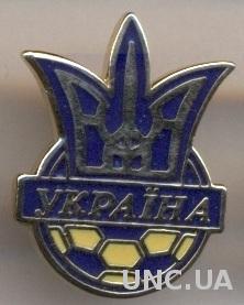 Украина, федерация футбола, №5, ЭМАЛЬ / Ukraine football federation enamel badge