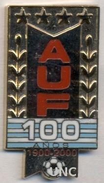 Уругвай, федерация футбола, юбилей 100, ЭМАЛЬ / Uruguay football federation pin