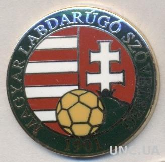 Венгрия, федерац.футбола,ЭМАЛЬ выпуклый №1/Hungary football federation pin badge